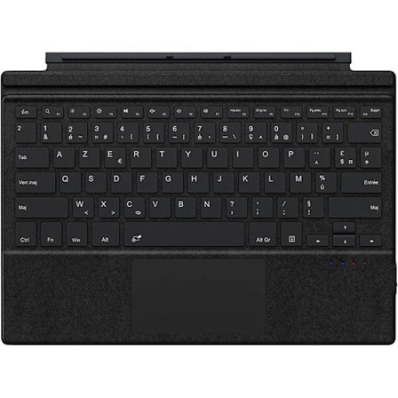 Trådløst Tastatur - E.F.Connection - til Microsoft Surface Pro 7 Plus/7/6/5/4/3 - AZERTY - Baggrundslys - Touchpad