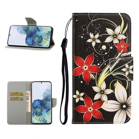 Wonderland Samsung Galaxy S21 Ultra 5G flip kuoret - Kaunis Kukka