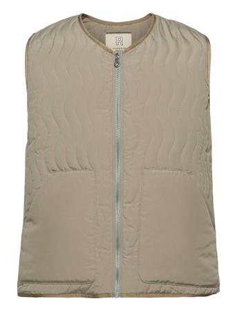 Antton Quilt Vest Beige R-Collection