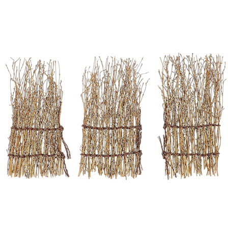 3 stk Sushi Decor Bambus Hegn Sashimi Baggrund Bambus Isbakke Sashimi Decor