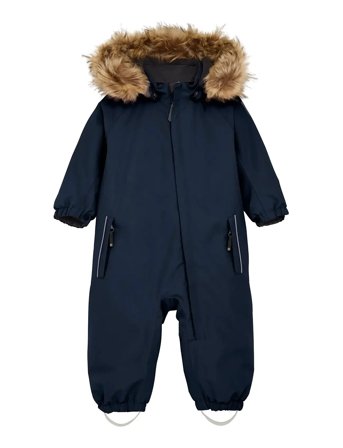 Color Kids | Baby Coverall W. Fake Fur | 80
