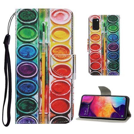 Wonderland Samsung Galaxy A41 flip kuoret - Paletti