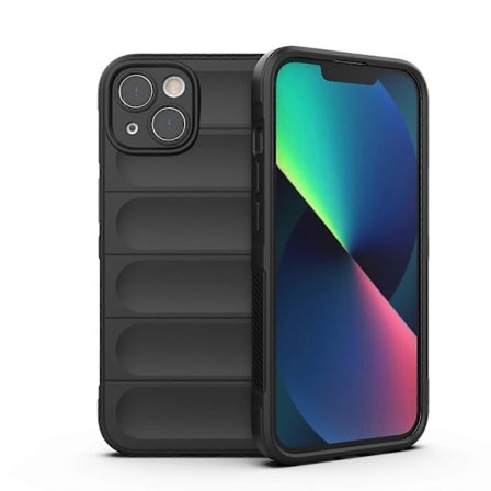 För iPhone 13 Magic Shield TPU + Flanell Mobilskal