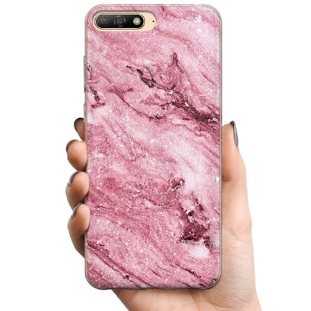 Kompatibelt Mobildeksel til Huawei Y6 (2018) rosa