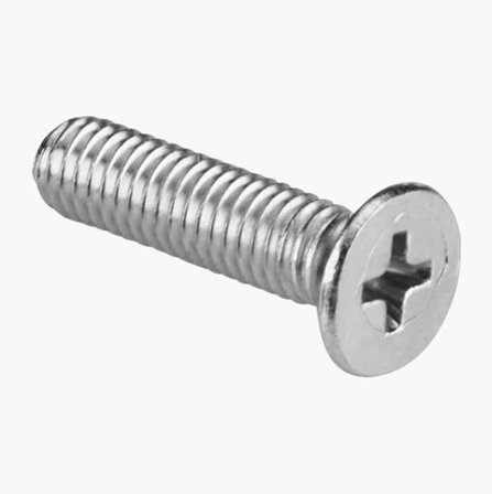 Biltema - Maskinskrue forsenket M5 x 20 fzb 25 stk.