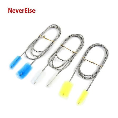 Akvariumrengöringsborste 155cm Rostfritt Stål Flexibel Slang