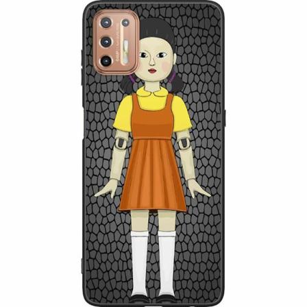 Motorola Moto G9 Plus Svart Skal Squid Game