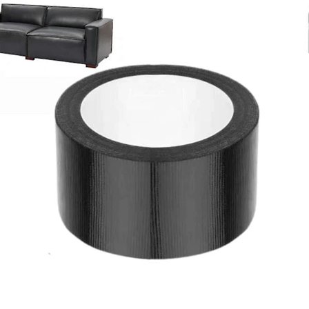 Lærtape for møbler, vanntett, klippbar lapp, rivebestandig 5m x 5cm for sofa, bilseter og industriell bruk (FMY)