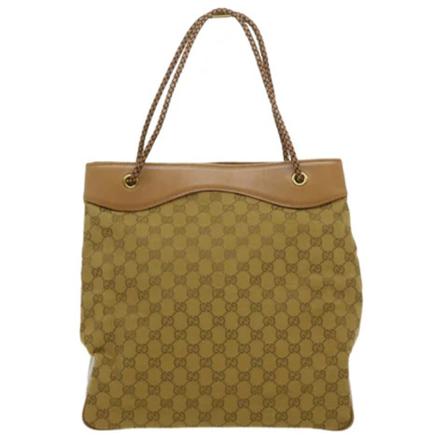 Gucci Vintage Pre-owned Canvas totes Brun, Dame Vintage Tasker, Størrelse: ONE Size