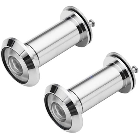 2 stk dørkikkhull 16mm 200° vidvinkel kikkhull med