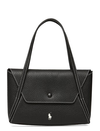 Polo Ralph Lauren Polo Play Leather Mini Envelope Bag - Black - ONE SIZE