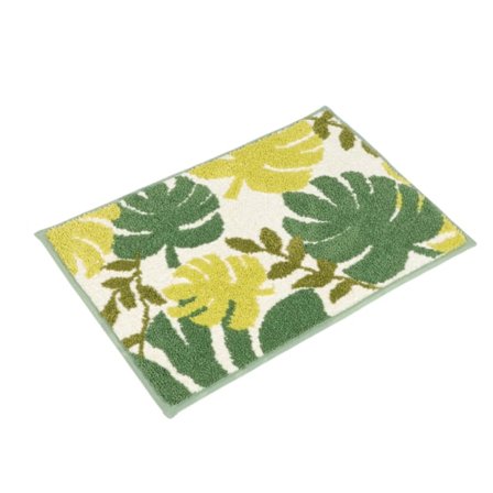 Kylpyhuoneen lattiamatto, ylellinen mikrokuitukylpyhuonematto, liukumaton kylpyhuonematto, harmaa kylpyhuonematto, sisäkasvien muotoilumatto, 