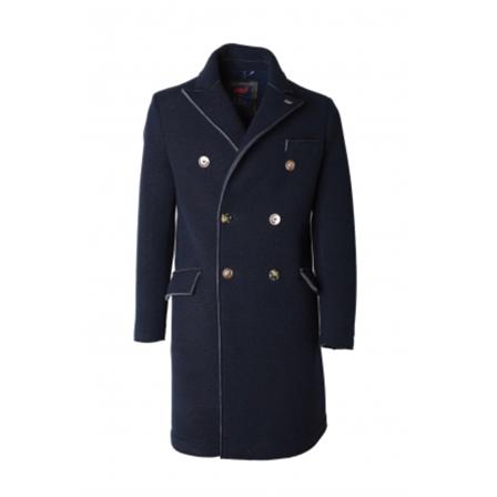 Bob, Double-Breasted Coats Blauw, Heren, Maat:M