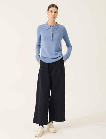 Rue de Tokyo Prudie Pre Dyed Twill - Navy - XL