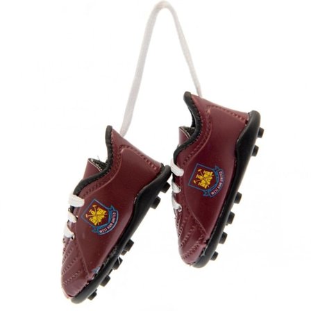 West Ham United FC Bilspegel Dekoration One Size Claret Red
