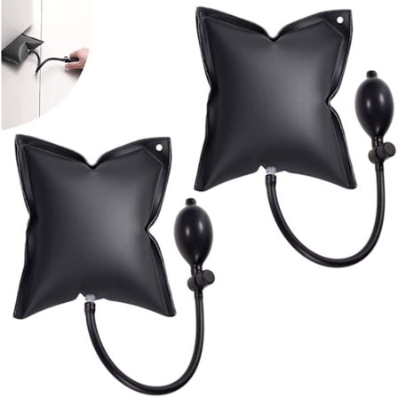 Luftkilepumpe Kileløftende Luftpude, 2 stk. Monteringspude Luftpumpe Kile DIY Håndværktøj Oppustelig