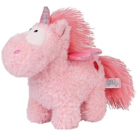 22cm Angel Black Unicorn Plyschdjur S [DB]