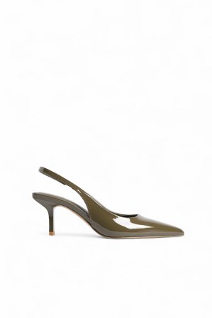 NA-KD Slingback-pumps - Nyårsskor - Grön - EU 37