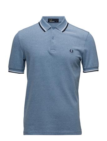 Twin Tipped Fp Shirt Polos Short-sleeved Blå Fred Perry