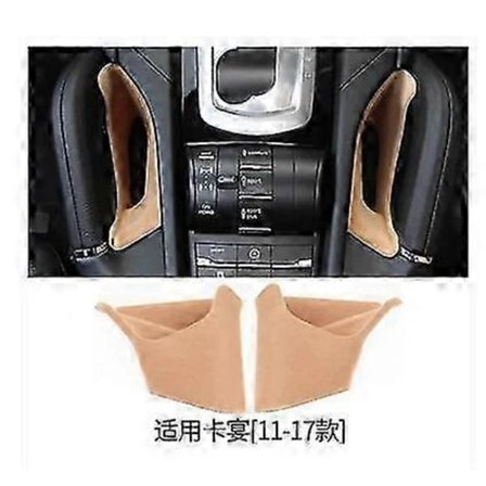 Porsche Cayenne 2011 2012 2013 2014 2015 2016 2017 -automalleihin autotarvikkeet, keskikonsolin säilytyslokero, järjestäjä, tarjotin, beige