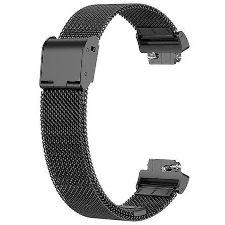 För Fitbit Inspire 3 Rostfritt Stål Finmaskigt Armband Ersättningsarmband för Smartklocka med Spänne (FMY)