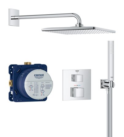 Grohe Precision Cube 34879000 Takduschset krom, Badrum