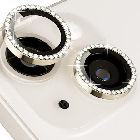 iPhone 15 / 15 Plus Ring Circle Lens -elokuvasetti Glitter