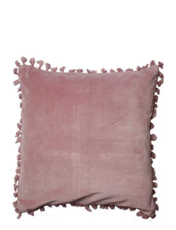 Cushion Cover Velvet Cotton W Fringe Home Textiles Cushions & Blankets Cushion Covers Rosa C'est Bon