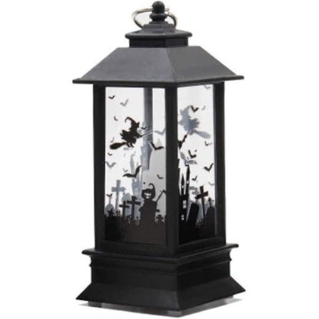 Halloween Lanterns Portable Orange Candle Led Halloween Lamp Lig