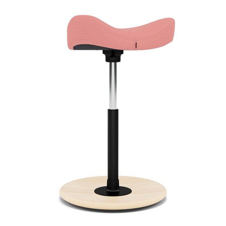 Varier Furniture Move - Pink Polyester - Natural base