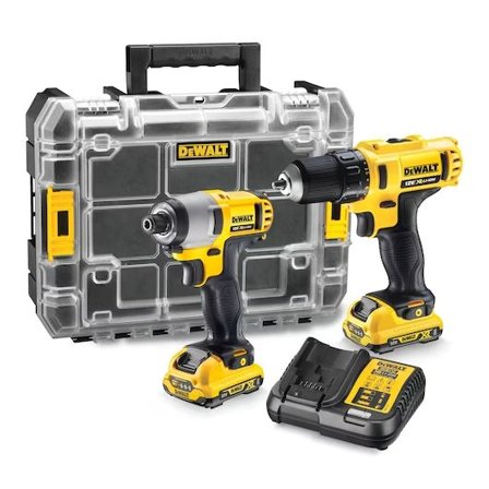 Dewalt DCK211D2T Verktøypakke, Maskiner