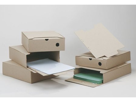 Boxon Arkivbox ES 440 A4 233x315x60mm brun - Lyreco - Kontorsmaterial - Arkivering och kontorsförvaring - Arkivkartonger och boxar