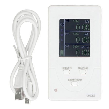 Håndholdt USB-oppladbar EMF-strålingsdetektor Elektromagnetisk feltmåler