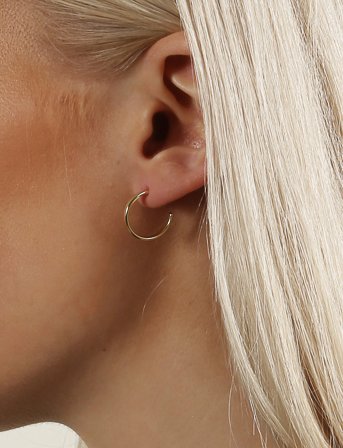 SNÖ of Sweden Moe Ring Ear 15Mm - Gold - ONE SIZE