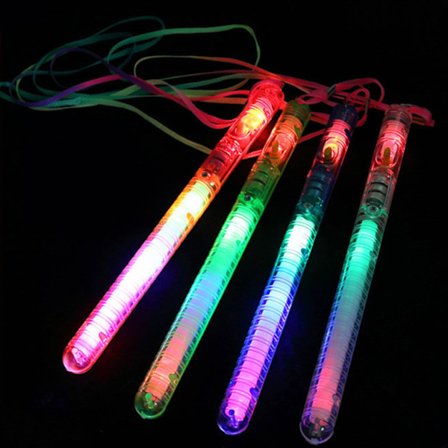 8'' Glowing Wand Light Stick LED Strobe Stick Rally Rave Cheer-batonger for konsert utendørs sommer for lek Loppemarked Su
