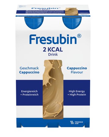 Fresubin 2 kcal Drink næringsdrikk cappuccino 4x200 ml