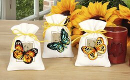 Stickpackung Dufttütchen Schmetterlinge 3-er Pack