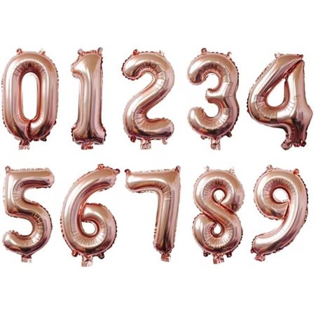 Go Go Gadget - Sifferballong - Folieballong - 40cm - Hög kvalitet - Hållbar - Lätt att använda