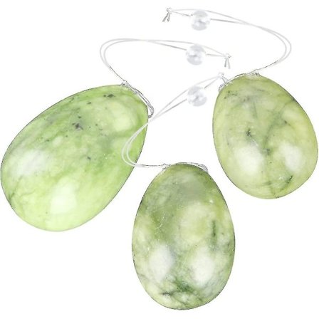 Äggmassage Sten, Jade Massage Sten, Massage Natursten, Stressövning Frigörande Bollar För Kvinnor Att Träna Bäckenmuskler