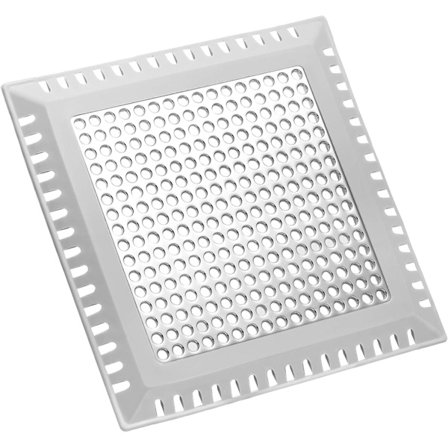 Firkantet afløbsrist til brusekabine med hårfanger/afløbssi til brusekabine/fladt afløbsdæksel