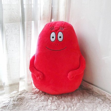 50 cm Familj Barbapapa Plyschleksak Stor Storlek Mjuk Tecknad Anime Stoppade Kuddar Dockkudde Snittkudde Leksak för Barn Barn Present