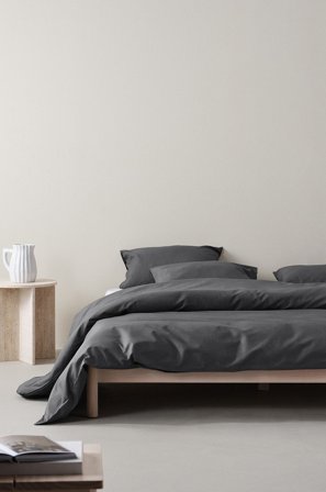 Jotex - Dynetrekksett Dobbeltseng Økologisk Grå - ZACK - Kjøp Dobbeltseng hos Jotex