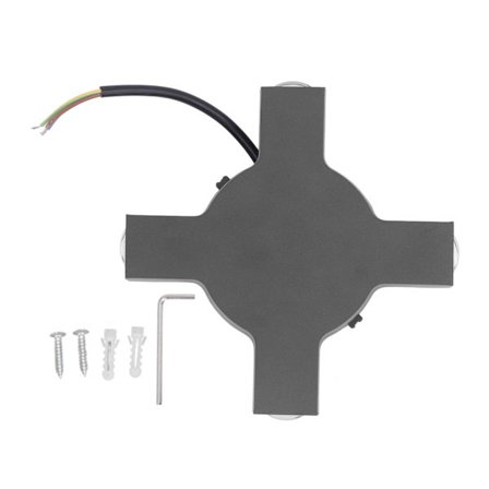 LED Utendørs Vanntett Vegglampe Dekorativ Stråle 4W for Stue Gang Hage Hvitt Lys AC 85-265V