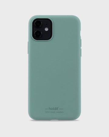 HOLDIT Silicone Case iPhone Moss Green 11/XR, Tøj & Bolig, Elektronik, Telefon & Mobiltilbehør