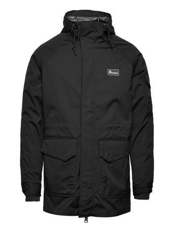 Penfield Reverse Badge Fishtail Parka With Removeable Liner Parkas Jakke Svart Penfield