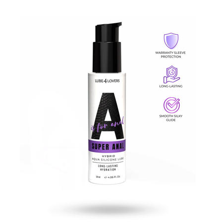 Super Anal – Hybrid Anal Lubricant 120 ml - Vuxen.fi - Liukuvoiteet