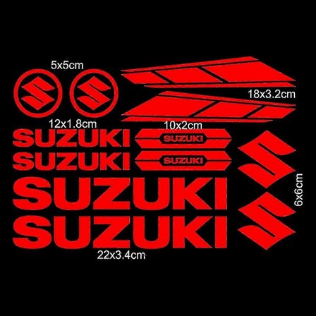 Suzuki Tarrat Tarrasetti Tankki Logo Set Kypärä Tunnus Vinyyli Pakkaus