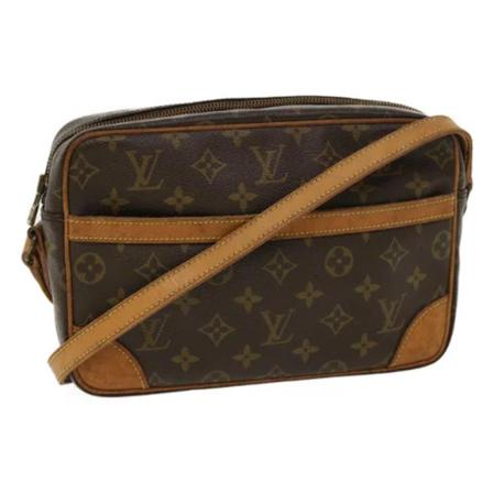 Louis Vuitton Vintage, Pre-owned Canvas louis-vuitton-bags Bruin, Dames, Maat:ONE Size