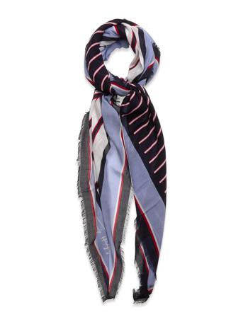 Iconic Soft Square Co/Md 130X130 Accessories Scarves Lightweight Scarves Multi/mönstrad Tommy Hilfiger