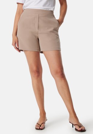 Pieces Pcbossy HW Shorts Silver Mink Klær